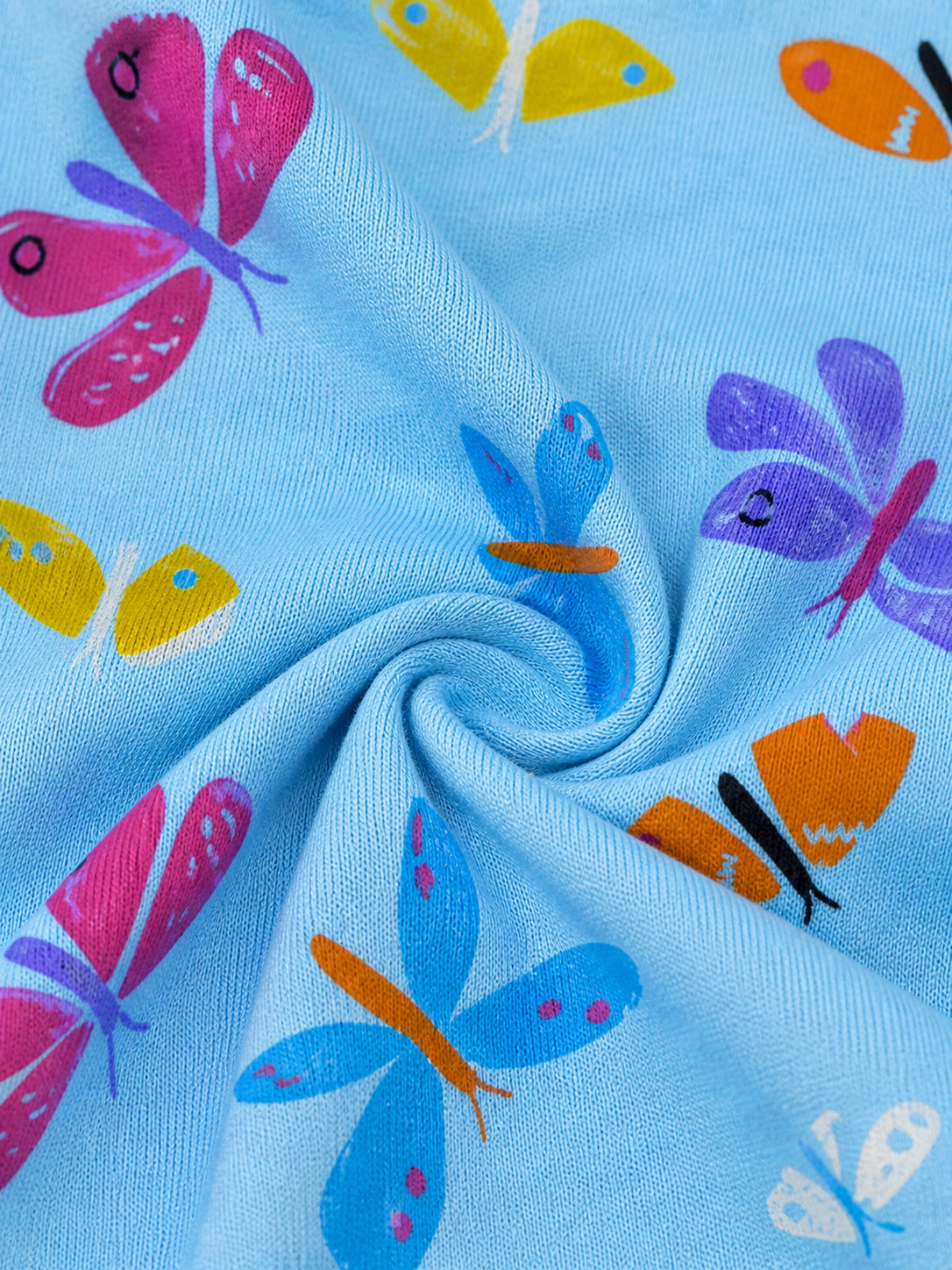 Cute Butterfly Print Sleeveless Dress for Girls | Soft Cotton Summer Frock